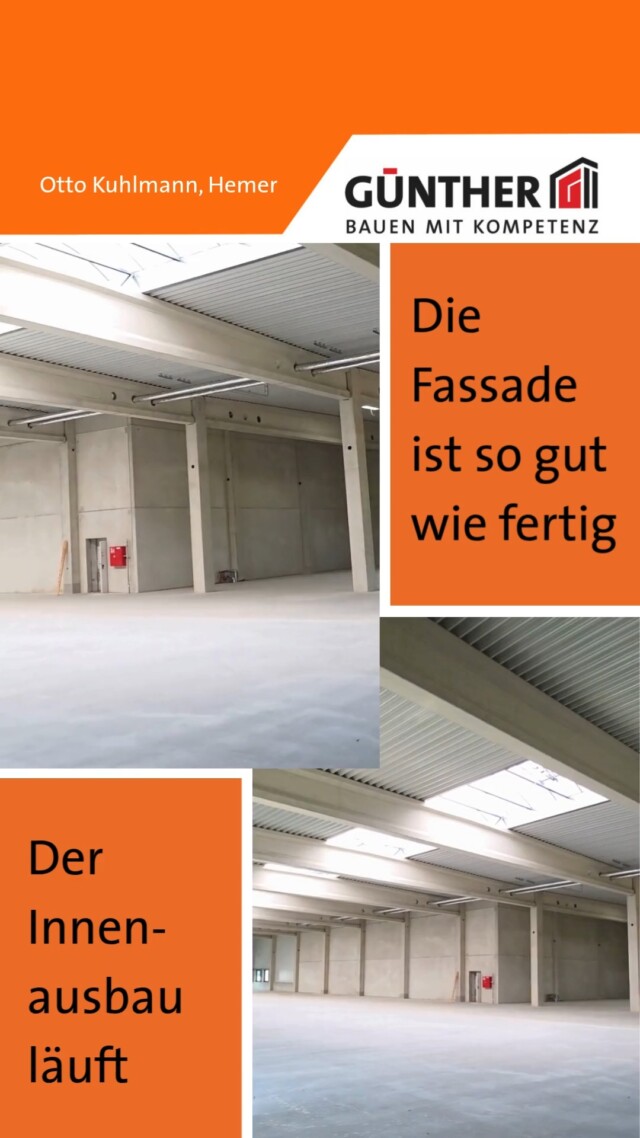 Baustellen Update vom Bauvorhaben Otto Kuhlmann in Hemer.

#BauunternehmungGUENTHER
#BauenMitKompetenz
#KommInsGüntherTeam
#Azubi
#Ausbildung
#Karriere
#DualesStudium
#Maurer
#Stahlbetonbauer
#Hochbau
#Tiefbau
#Fertigteilbau
#Fertigteilwerk
#Betonfertigteilwerk
#Handwerk
#Siegen
#Siegenwittgenstein
#Netphen
#Siegerland
#Hemer
#OttoKuhlmann