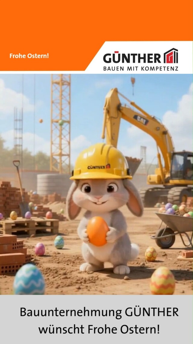 Wir wünschen Frohe Ostern! 

#FroheOstern
#Osterhase
#Ostereiersuche 
#Frohefeiertage
#BauunternehmungGUENTHER
#BauenMitKompetenz
#KommInsGüntherTeam
#Netphen