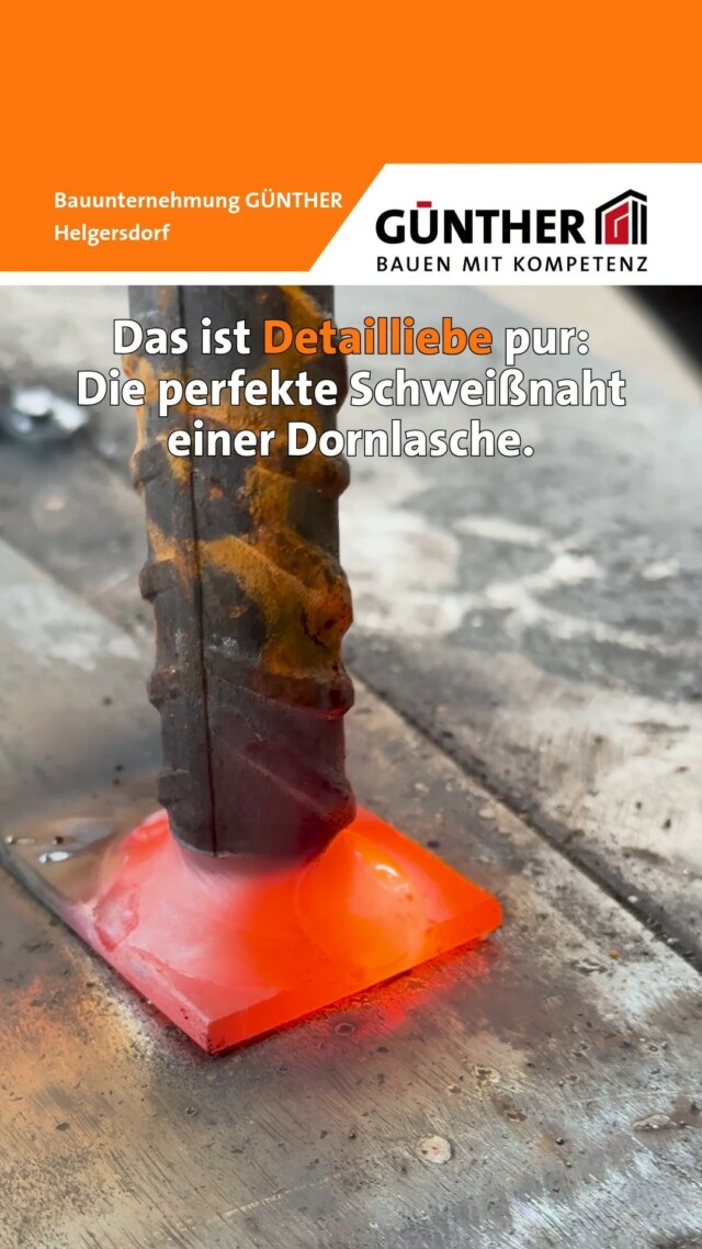 Das ist Detailliebe pur: 
Die perfekte Schweißnaht einer Dornlasche. 

#BauunternehmungGUENTHER
#BauenMitKompetenz
#KommInsGüntherTeam
#Azubi
#Ausbildung
#Karriere
#DualesStudium
#Maurer
#Stahlbetonbauer
#Hochbau
#Tiefbau
#Fertigteilbau
#Fertigteilwerk
#Betonfertigteilwerk
#Handwerk
#Siegen
#Siegenwittgenstein
#Netphen
#Kreuztal
#Siegerland
#schlosserei 
#schlosser