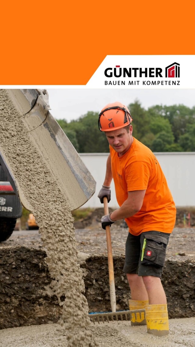 Beton Marsch:
Die Fundamente der neuen Soprema-Halle werden betoniert.